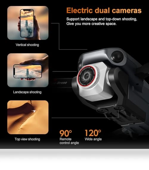 K6 Max Drone with Screen Controller — Drones, QAONIE