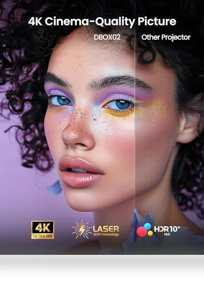 Laser Projector 4K GTV — Home Theater Projectors, Dangbei