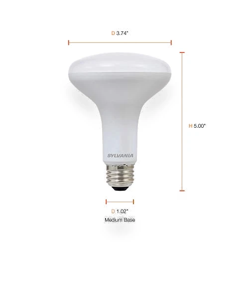 LED Flood BR30 Light Bulb — Compact Fluorescent, Sylvania