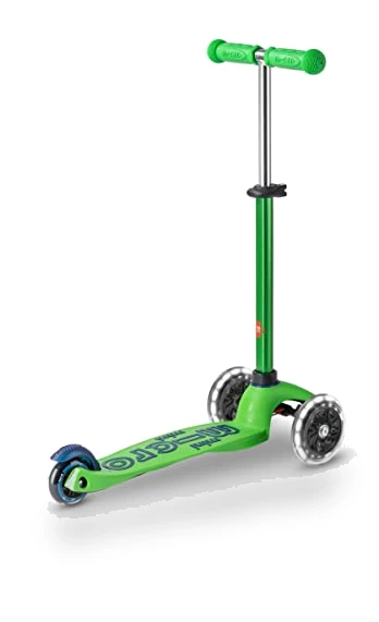 Mini Deluxe LED Three-Wheeled Scooter — Balance Bikes, Micro