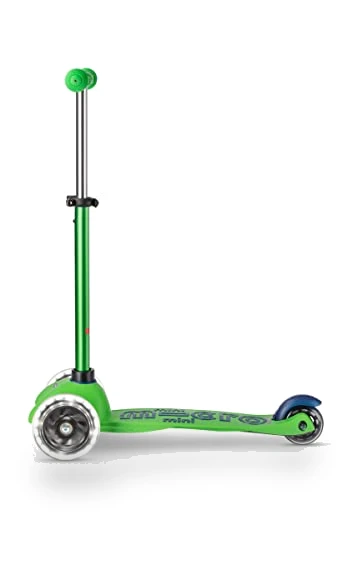 Mini Deluxe LED Three-Wheeled Scooter — Balance Bikes, Micro