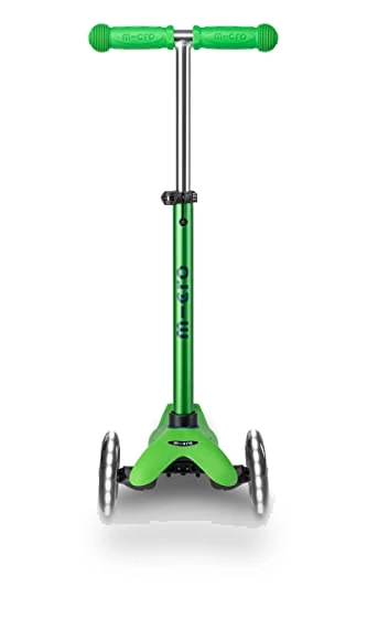 Mini Deluxe LED Three-Wheeled Scooter — Balance Bikes, Micro