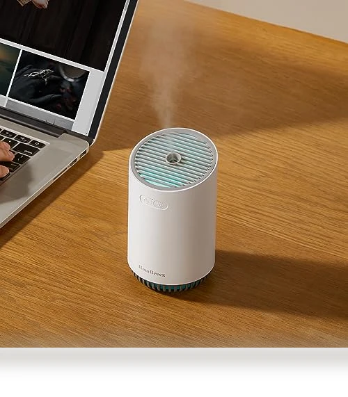 Mini Humidifier with LED Light — Air Moisturizers, HomBreez