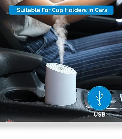 Mini Humidifier with LED Light — Air Moisturizers, HomBreez