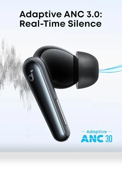 Noise-Cancelling Wireless Earbuds — In-Ear Headphones, Anker