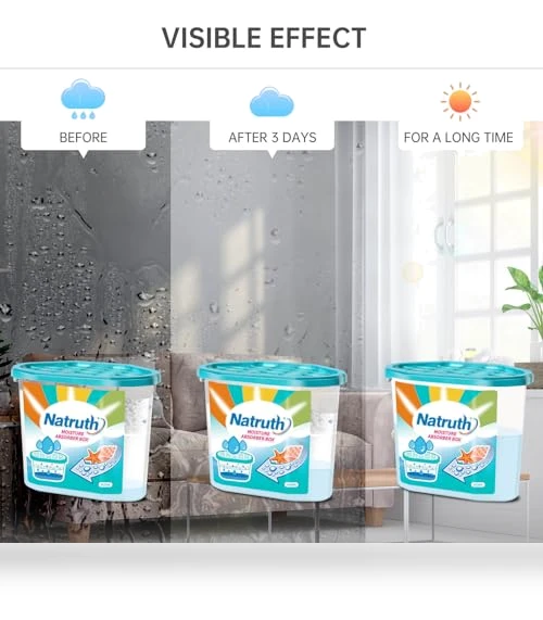 Portable Humidity Absorber Boxes — Air Moisture Control, NATRUTH