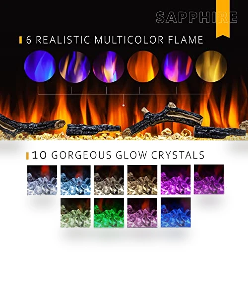 Sapphire 40 Electric Fireplace — Electric Heating Solutions, FIREBLAZE Where Warmth Begins