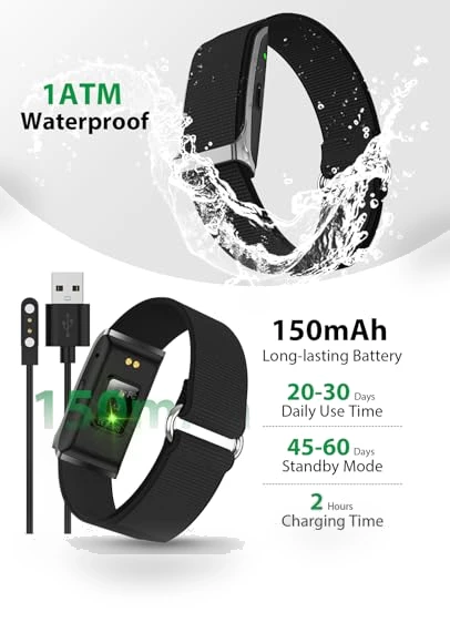 Smart Fitness Tracker Bracelet — Fitness Bands, EGQINR