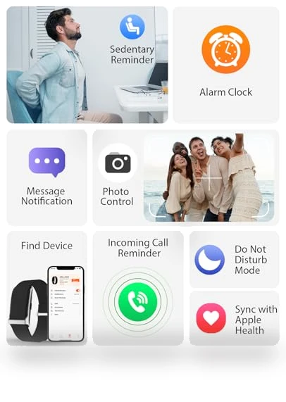 Smart Fitness Tracker Bracelet — Fitness Bands, EGQINR