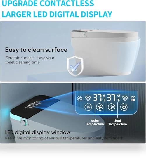 Smart Toilet with Heated Bidet and Dryer — Bathroom Essentials, TDH