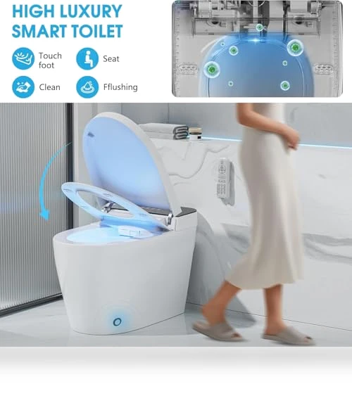 Smart Toilet with Heated Bidet and Dryer — Bathroom Essentials, TDH