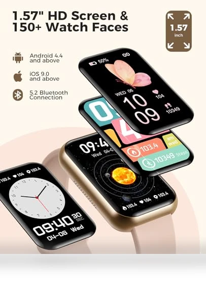 Smart Watch Fitness Tracker — Smartwatches, EGQINR