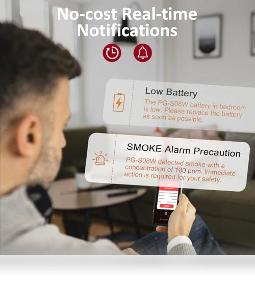 Smart WiFi Wireless Smoke Detector — Smoke Detectors, Deller