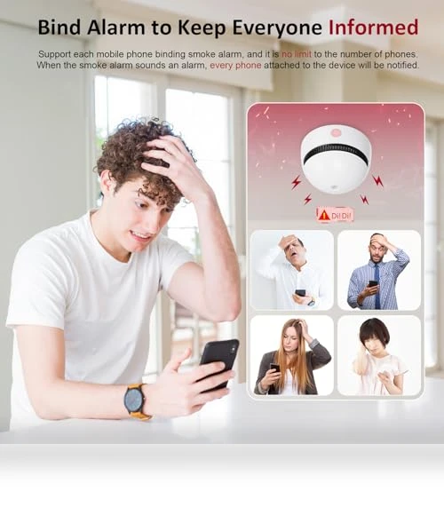 Smart WiFi Wireless Smoke Detector — Smoke Detectors, Deller