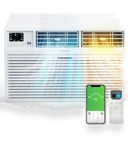 Through the Wall Air Conditioner with Heat — Wall, ROVSUN