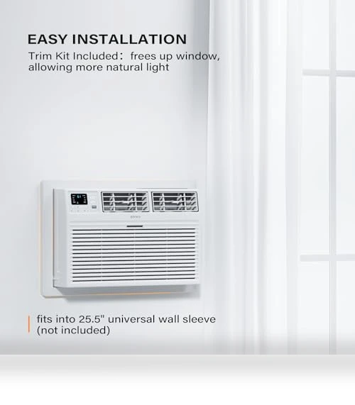 Through the Wall Air Conditioner with Heat — Wall, ROVSUN