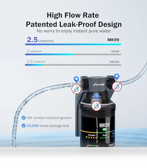 Under Sink Water Filter System — Under-Sink & Countertop Water Filters, FRIZZLIFE