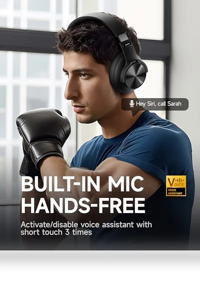 Upgraded Bluetooth Headphones — Over-Ear Headphones, Picun