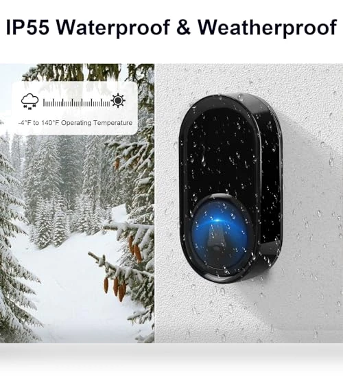 Waterproof Wireless Doorbell Kit — Kits, PHYSEN