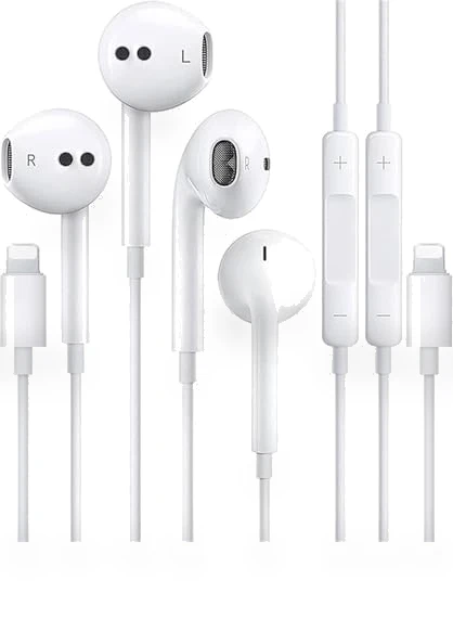 Wired Headphones for iPhone — In-Ear Headphones, NATUZORA