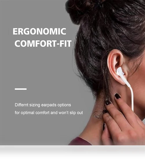 Wired Headphones for iPhone — In-Ear Headphones, NATUZORA