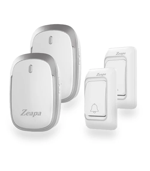 Wireless Doorbell with 2 Transmitter & 2 Receiver — Kits, Zeapa