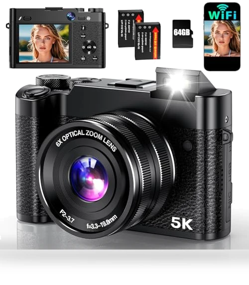 5K Digital Camera — Compact Digital Cameras, Aboobu