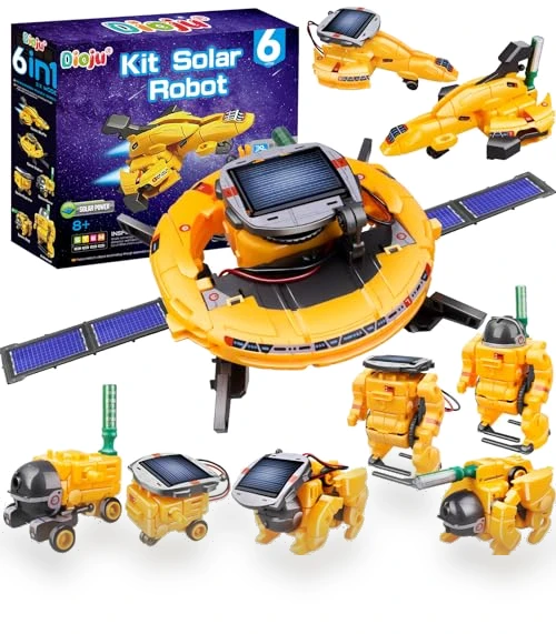 6-in-1 Solar Robot Toys — Solar Power, Dioju