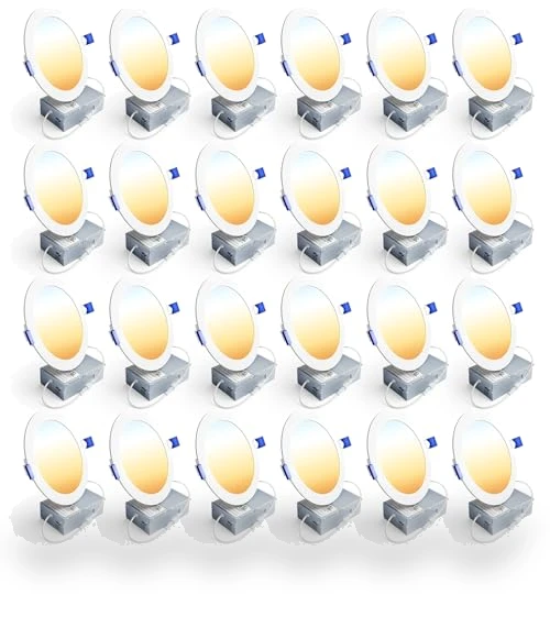 6 Inch LED Recessed Ceiling Light — Kits, Ensenior