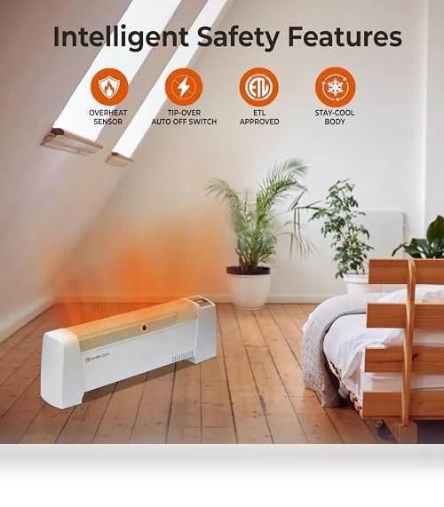 Digital Baseboard Heater — Portable Heating Solutions, Comfort Zone