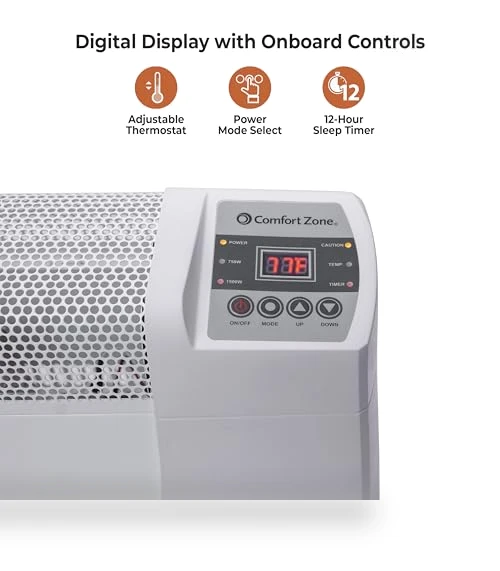 Digital Baseboard Heater — Portable Heating Solutions, Comfort Zone
