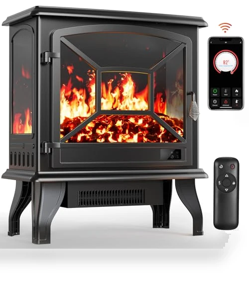 Electric Fireplace Heater — Portable Heating Solutions, Silonn