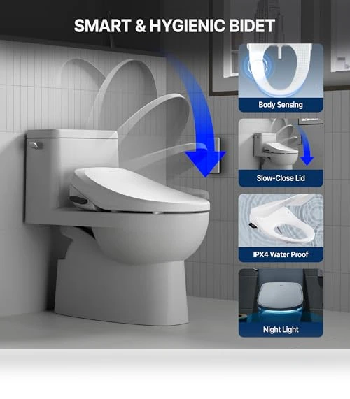 Electric Heated Bidet Toilet Seat — Bidet Seats, inus