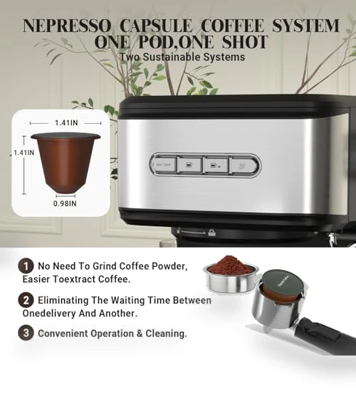 Espresso Machine with Milk Frother — Espresso Machines, Empstorm