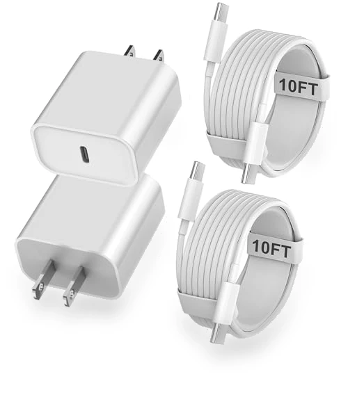 Fast Charging USB-C Cable and Wall Charger Set — Lightning, GOOD EVER TRADING LTD