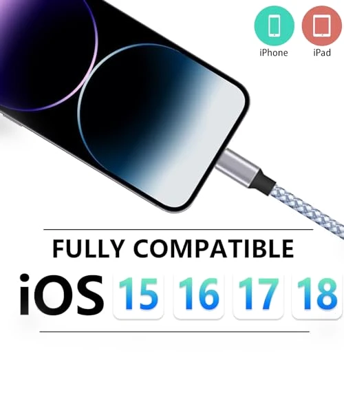 MFi Certified Lightning Cable 3pack — Lightning, DAZHWA
