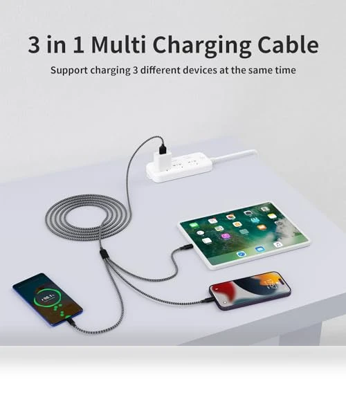 Multi Charging Cable (2Pack 4FT) — Cables, Firsting