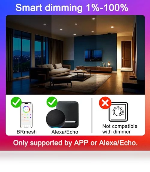 Smart Flood Light Bulbs — LED, ILC