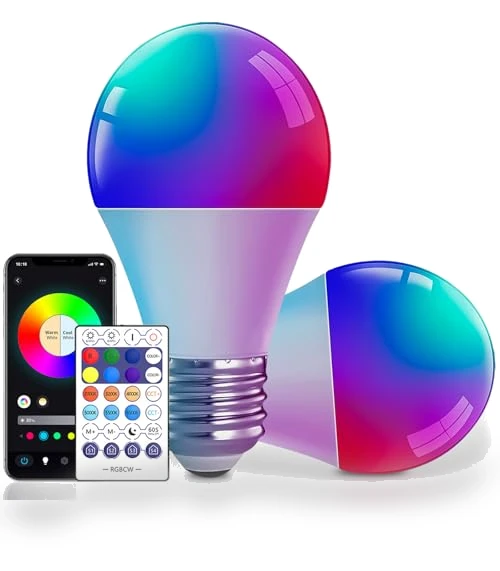 Smart Light Bulbs with Remote — LED, VvLons