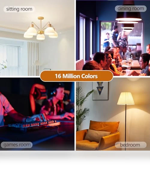 Smart Light Bulbs with Remote — LED, VvLons