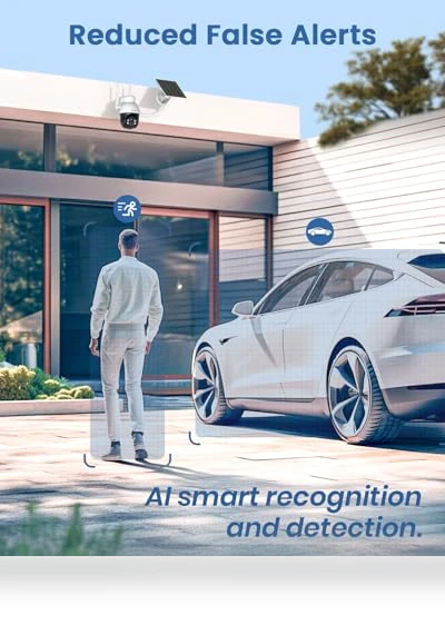 Solar Security Cameras System Wireless Outdoor — Security Cameras, AOSU