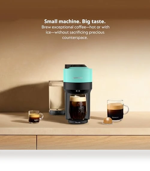 Vertuo Pop+ Coffee and Espresso Maker with Milk Frother — Brewing Excellence, Nespresso