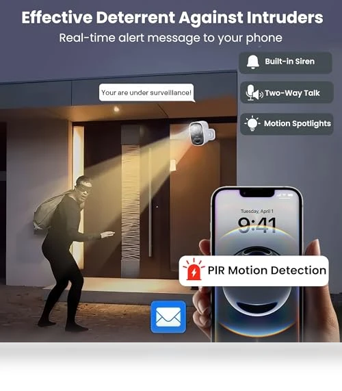2K Security Camera Wireless Outdoor — Security Cameras, HITELLARCAM