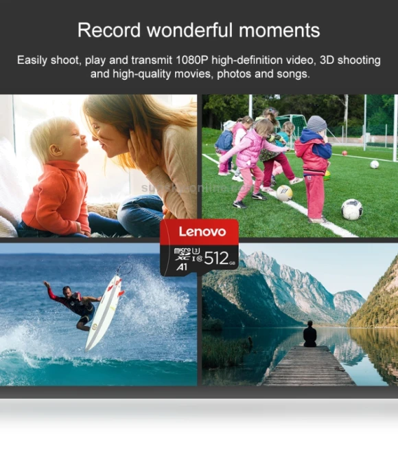 High Speed TF (Micro SD) Memory Card — CompactFlash Storage, Lenovo
