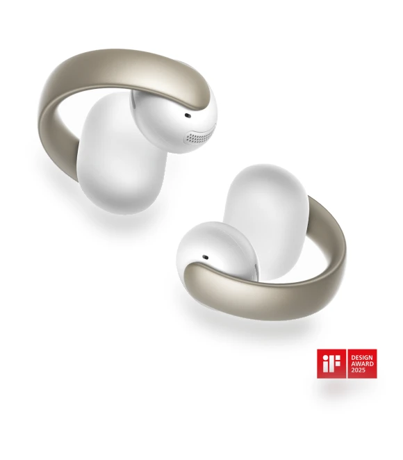 Open-Ear Clip-On Earbuds with Adaptive Comfort — In-Ear Headphones, Soundcore