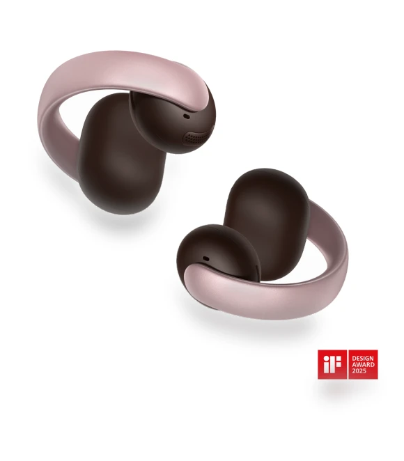 Open-Ear Clip-On Earbuds with Adaptive Comfort — In-Ear Headphones, Soundcore
