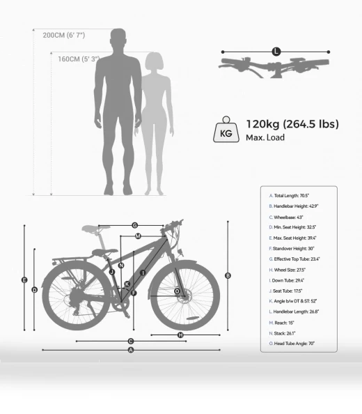 Step-over E-Bike Trekking Bike — Electric Self-Balancing Scooters, Eleglide