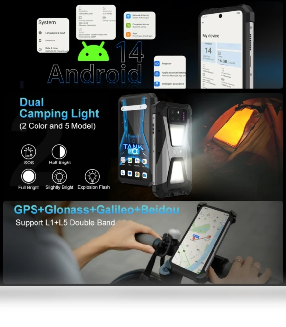 Night Vision Projector Rugged Phone — Mobiles, Unihertz