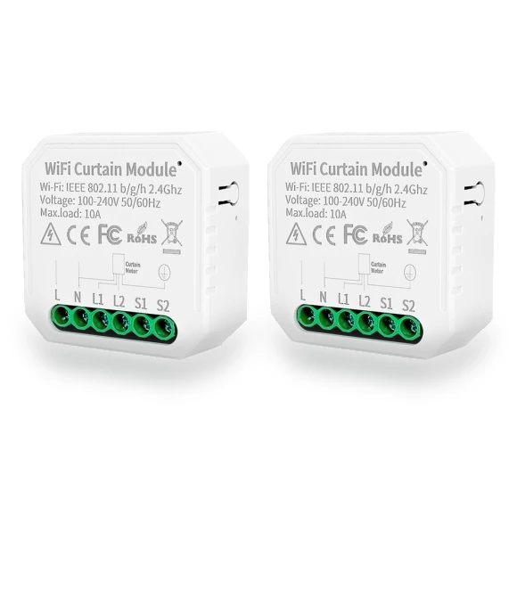 Smart Curtain Switch Controller — Smart Home Hubs & Controllers, Tuya