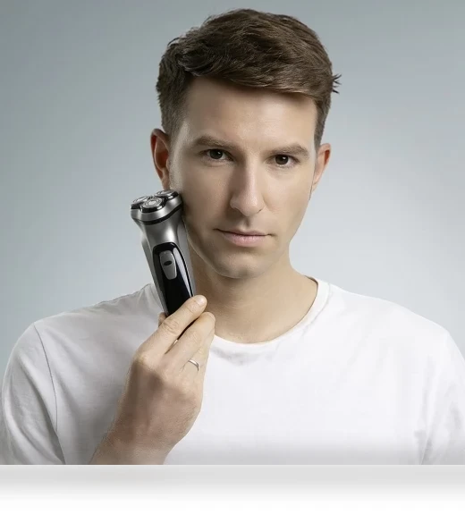 3D Smart Floating Blade Head Electric Shaver — Nose & Ear Trimmers, Enchen